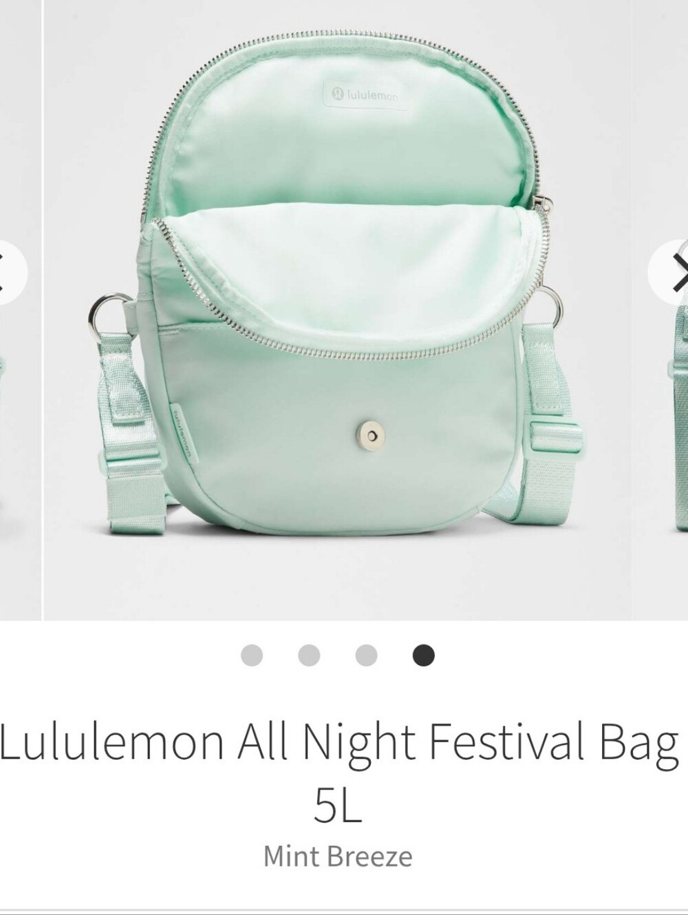 lululemon NWT All Night Festival Bag 5L - Picture 9 of 9